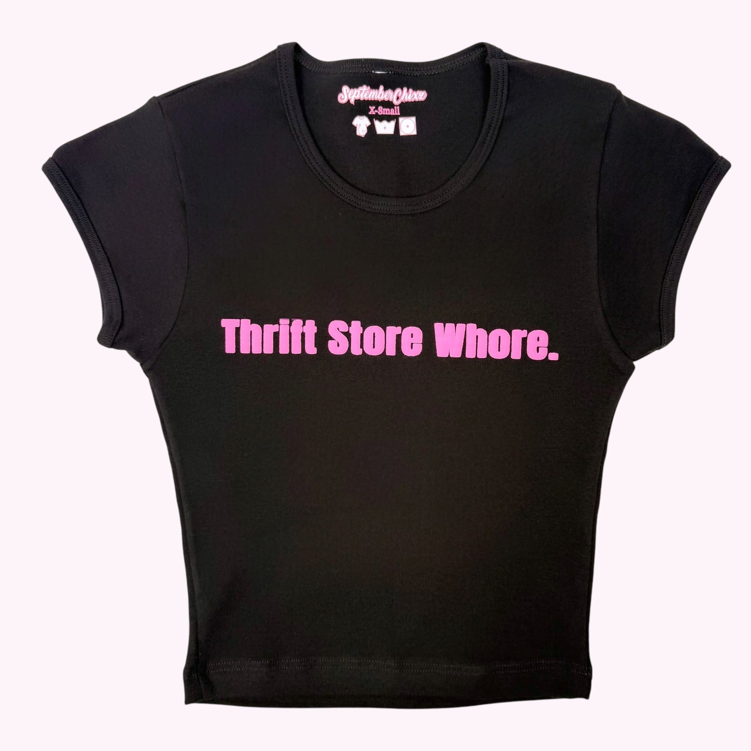 Thrift Store Whore Baby Tee