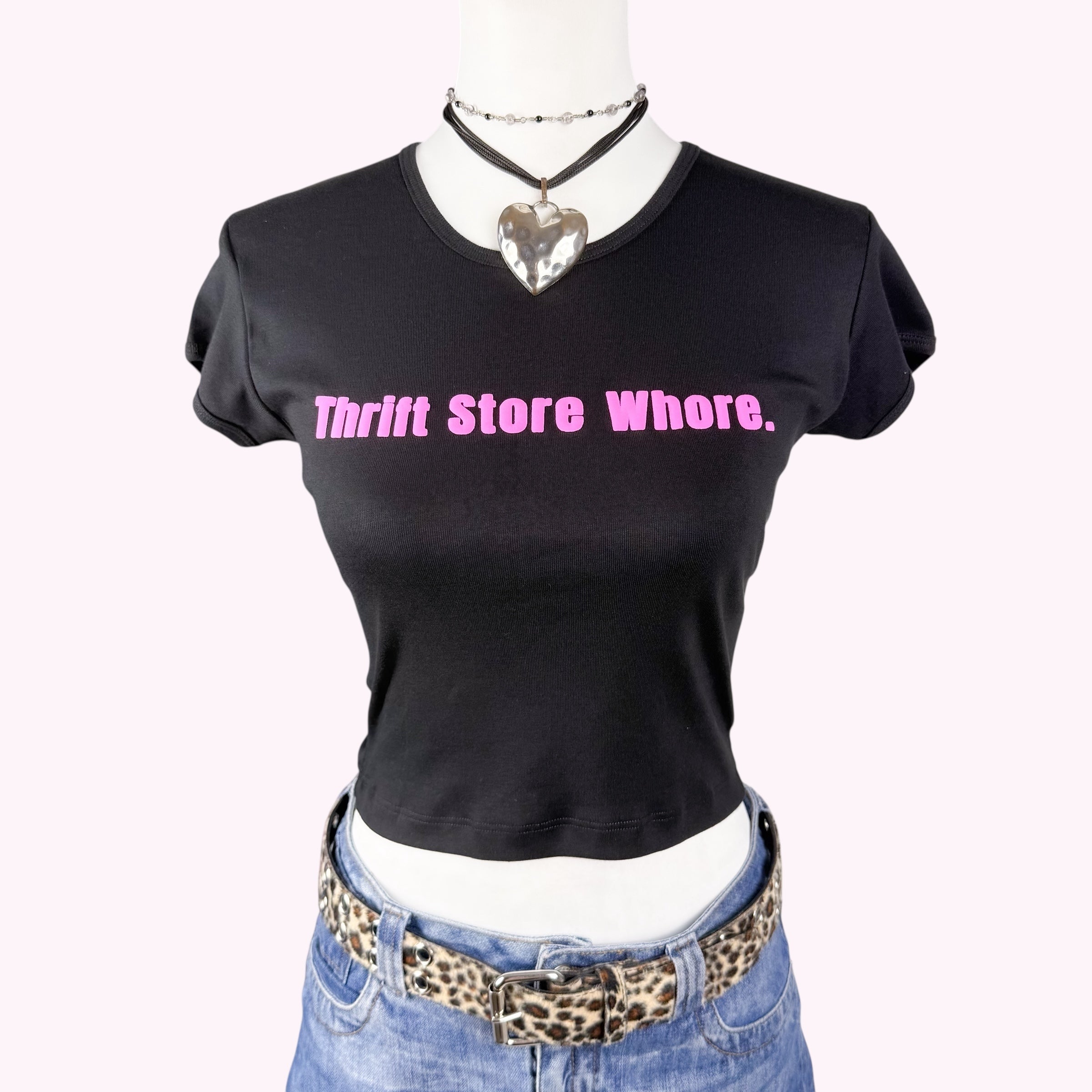 Thrift Store Whore Baby Tee