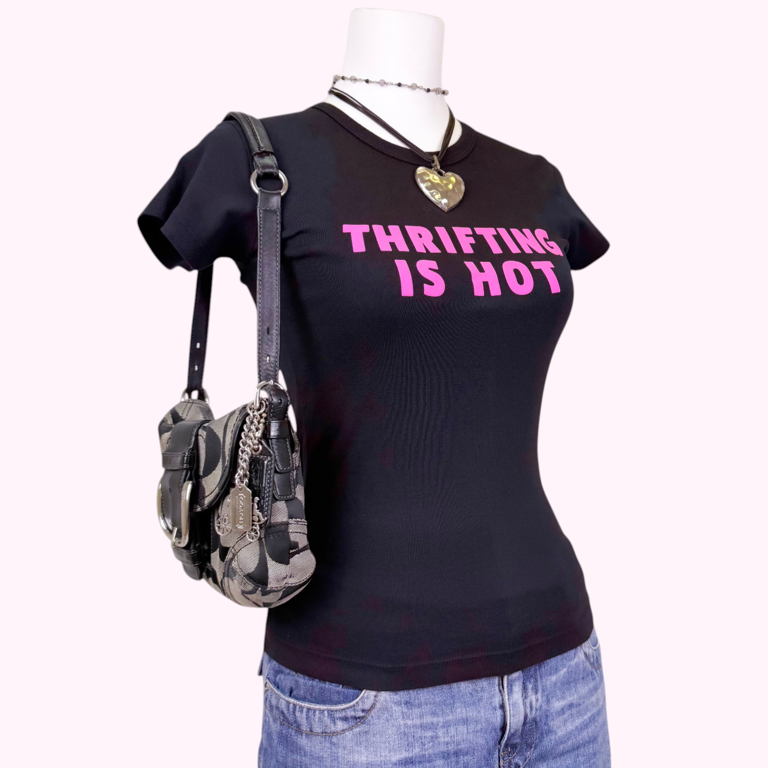 Thrifting Is Hot Cap Sleeve Tee