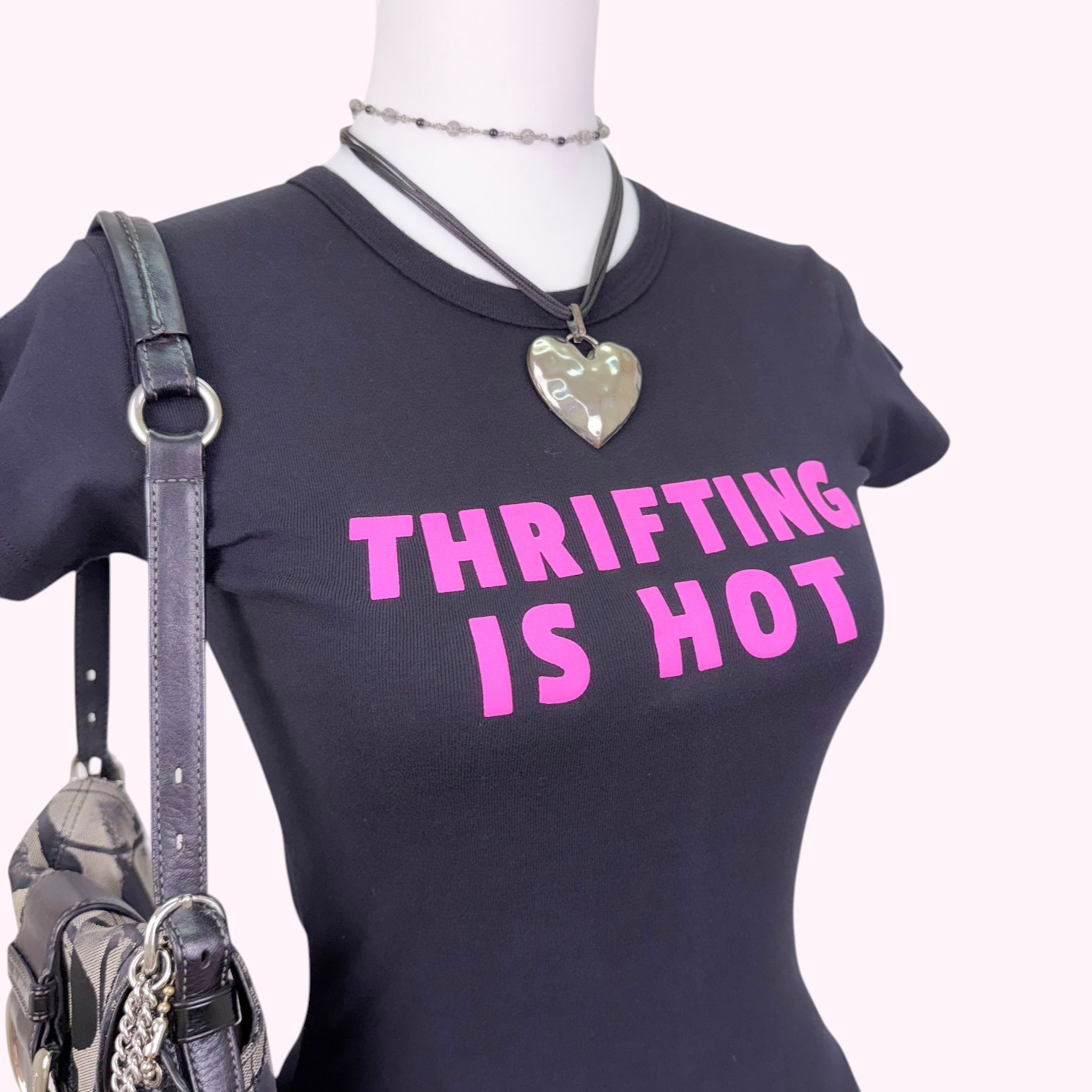 Thrifting Is Hot Cap Sleeve Tee