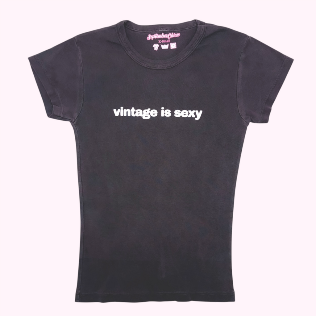 Vintage Is Sexy Cap Sleeve Tee